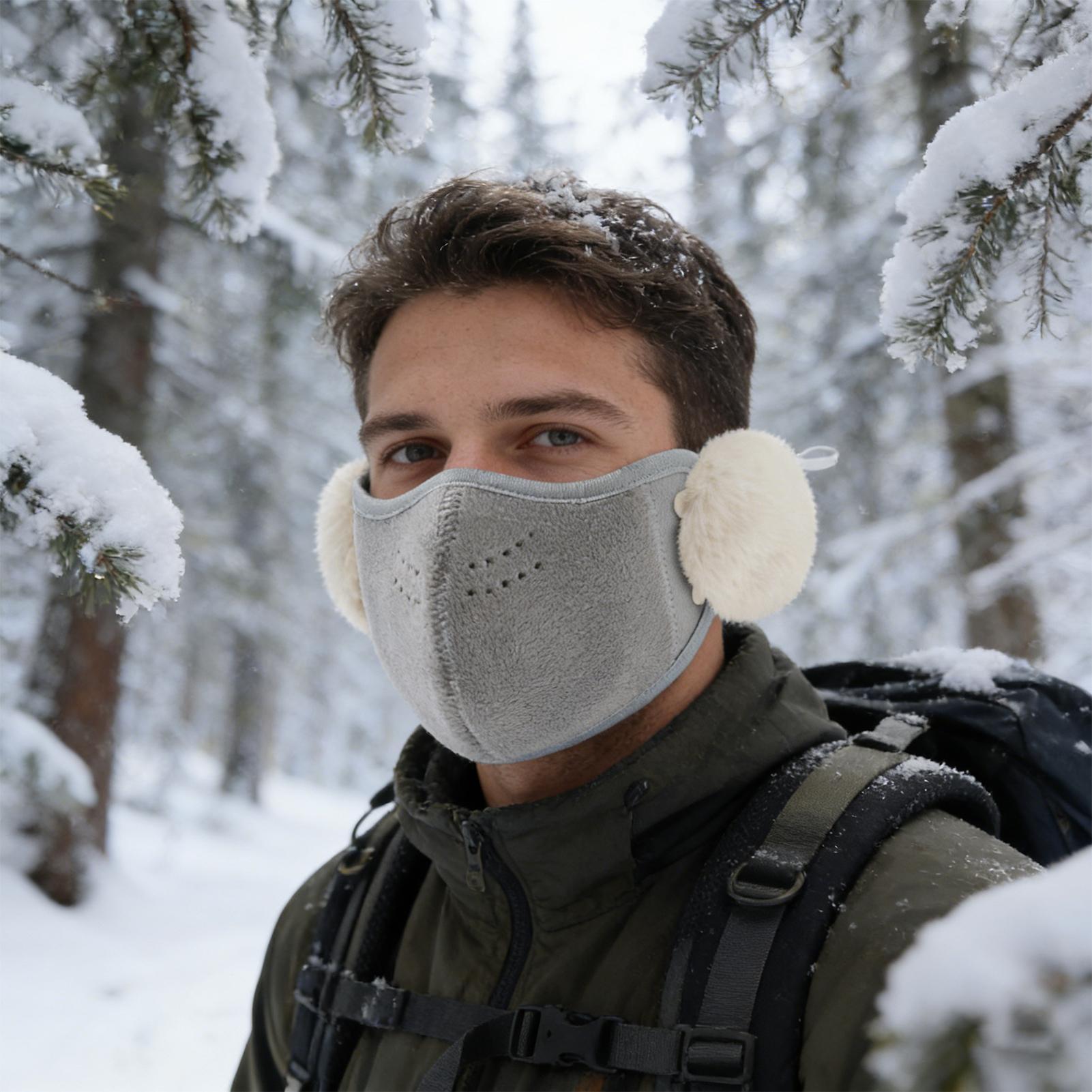 Winter Cycling Commute - Gezichtsbedekking voor stof Thermisch dik schild