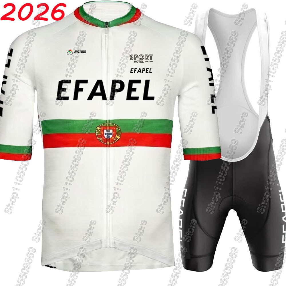 Cycling Commuter Shorts - Portugal 2026 Efapel Team Wielertrui Set