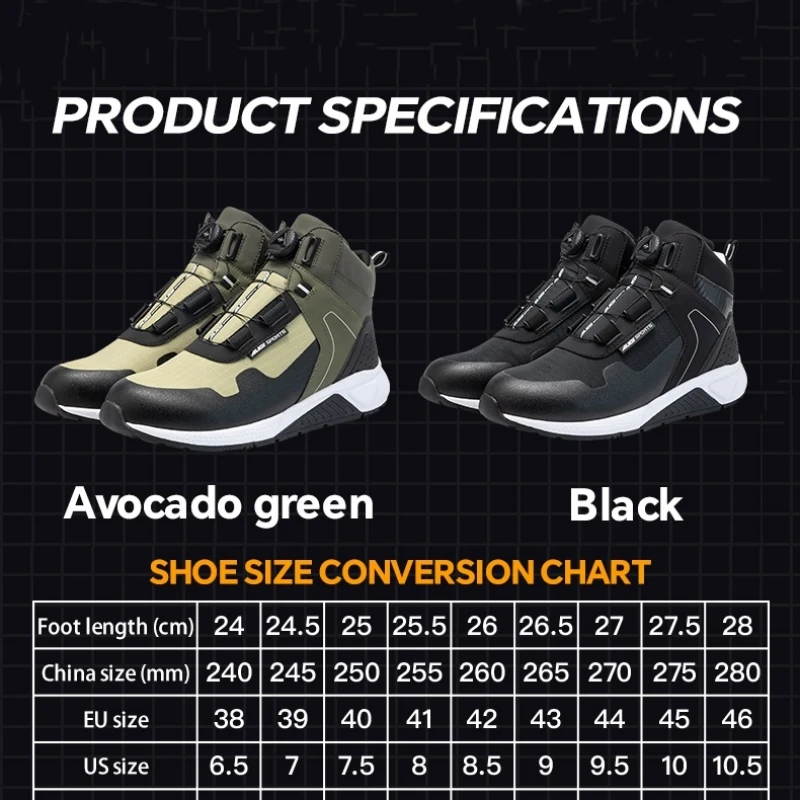 Cycling Commute Shoes - AUGI Comfortabele motorcrosslaarzen voor heren, antislip,