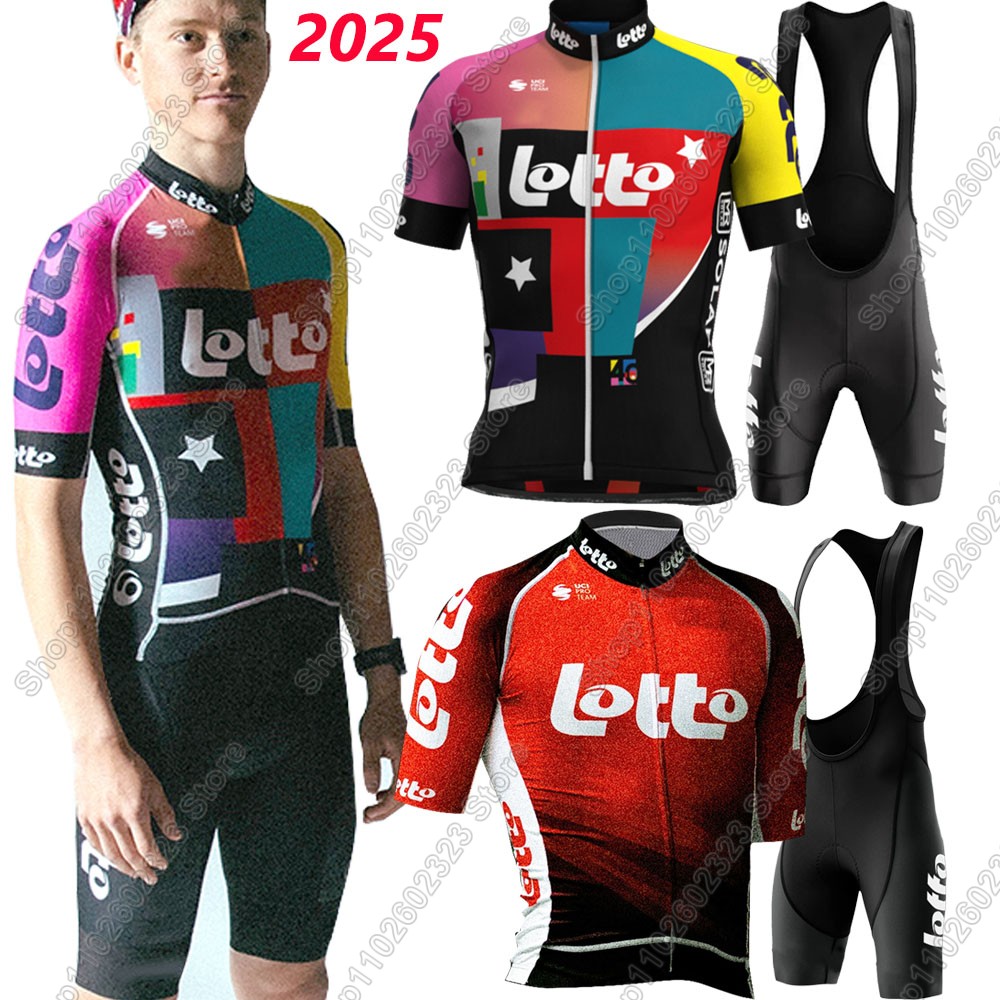 Cycling Commuter Shorts - Lotto team 2025 wielertrui set Zomer