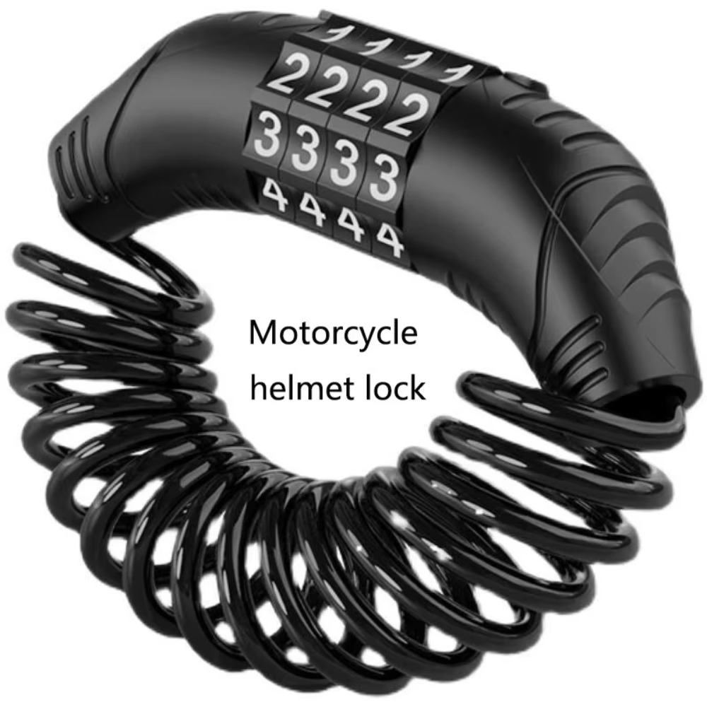 Chain Lock Combination - 4-cijferige wachtwoordcombinatie Draagbare anti-diefstal kabelslot Duurzame