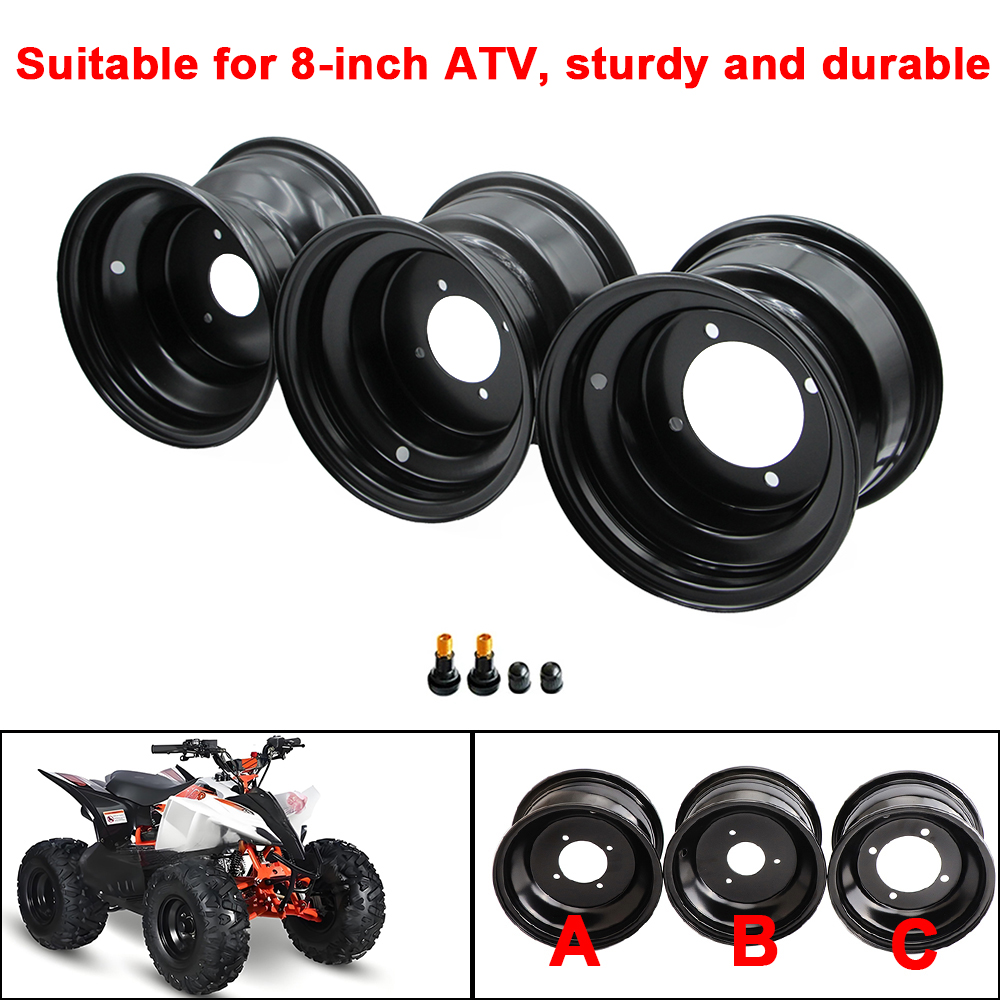 Dynamo Hub Front - 8 inch voor- en achterwielnaven, 3