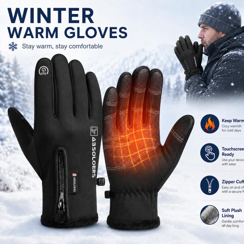 Warme touchscreen-winterhandsc - Winter Cycling Commute recensie en prijs