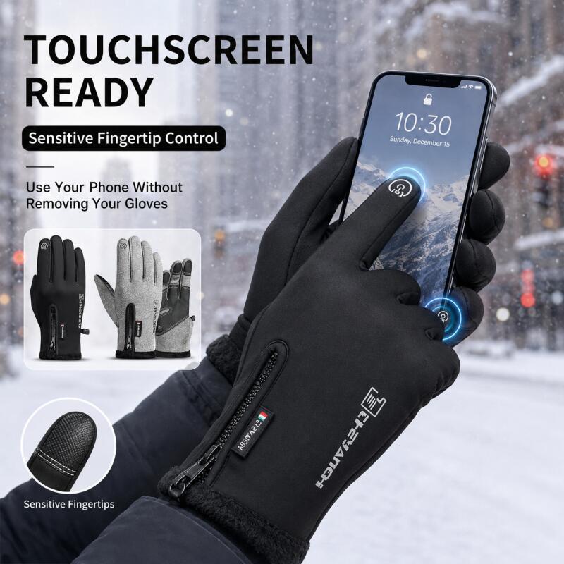 Warme touchscreen-winterhandsc - Winter Cycling Commute recensie en prijs
