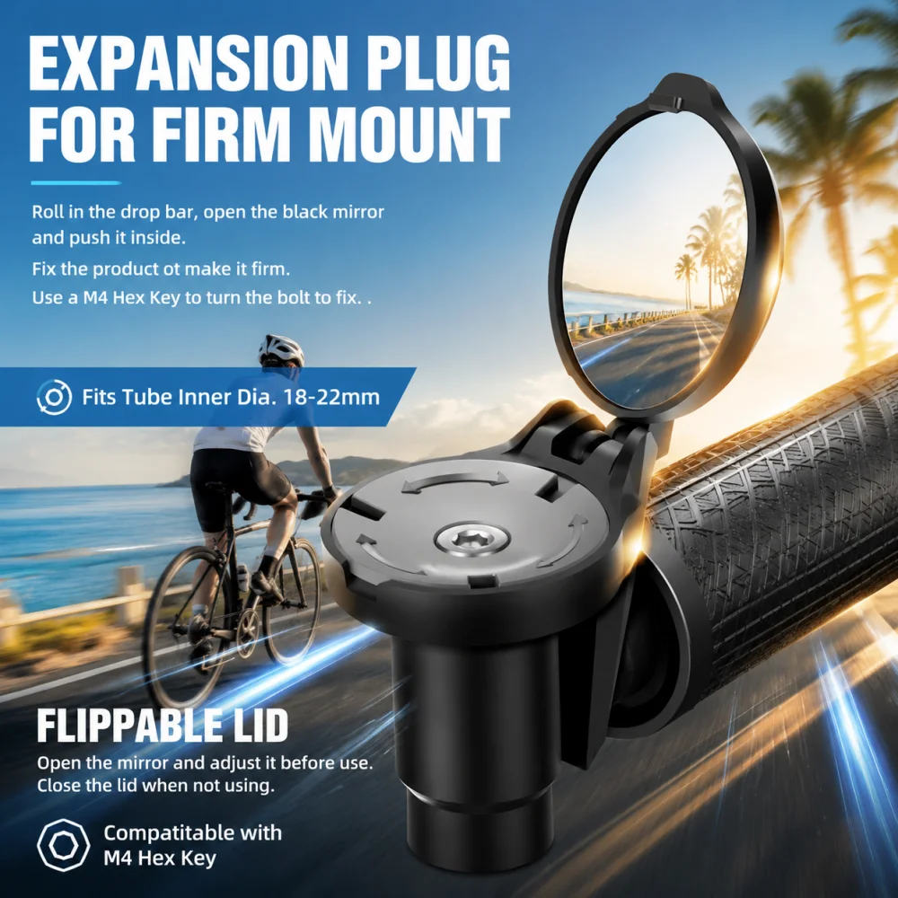 Fietsachteruitkijkspiegel Fiet - Mirror Handlebar Convex recensie en prijs