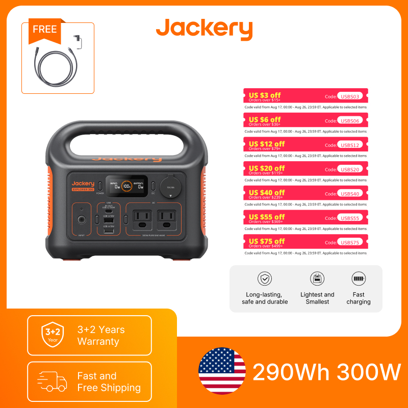Jackery Draagbare Powerstation - Usb Charger Dynamo recensie en prijs