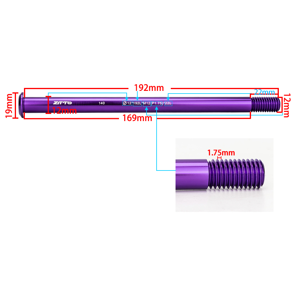 ZTTO M12xP1.0/1.5/1.75 MTB Rac - Dynamo Hub Front recensie en prijs